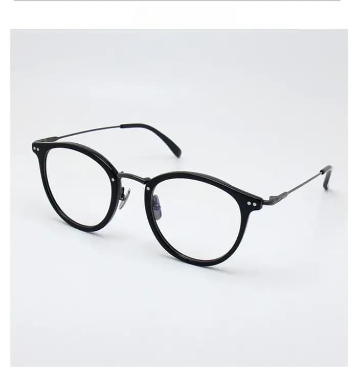 Lunettes rondes rétro ultralégères faites à la main