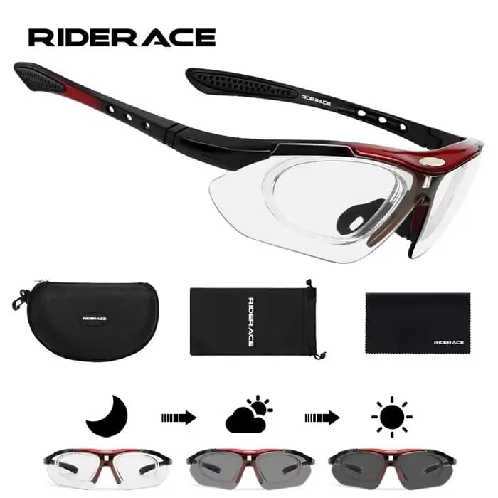 RIDERACE cyclisme lunettes de soleil photochromiques