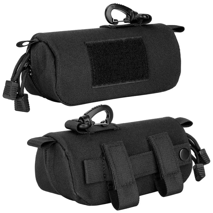 Étui tactique MOLLE pour lunettes de soleil, coque semi-dure, pochette pour lunettes avec Clip anti-