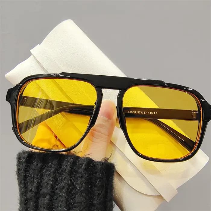 Lunettes de soleil oversize pour hommes