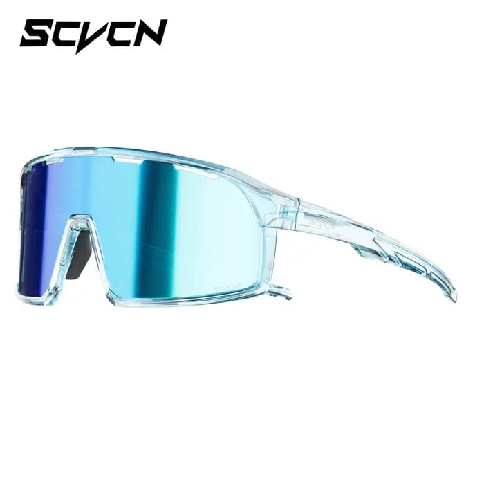 Lunettes de soleil polarisées SCVCN à vision large et surdimensionnée