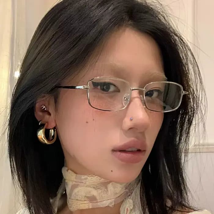 Lunettes carrées Harajuku de Style japonais pour femmes