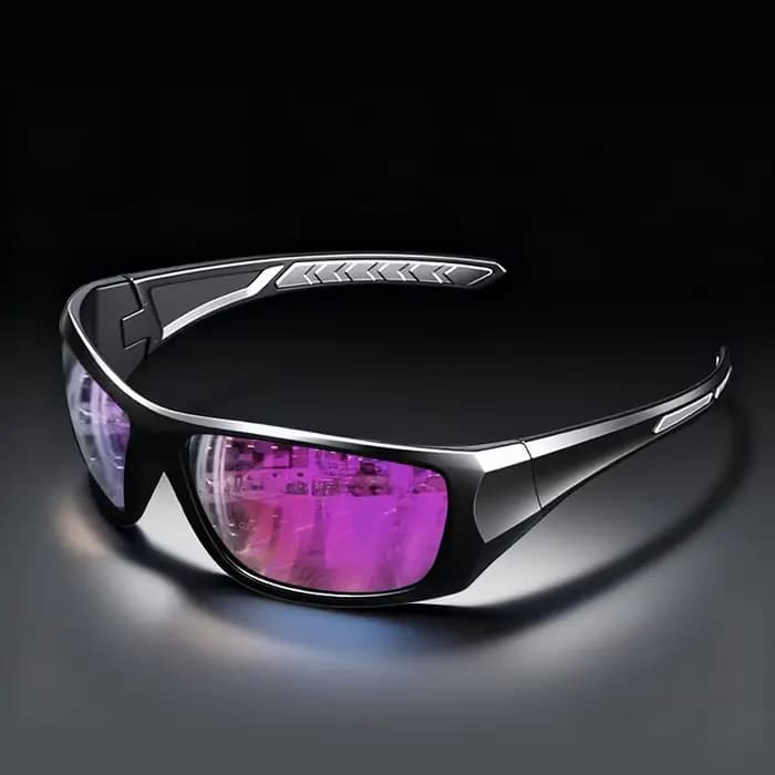 Lunettes de soleil de sport coupe-vent – Polarisées, Protection UV400, conception enveloppante pour
