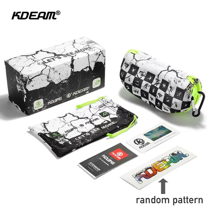 KDEAM-Lunettes de soleil polarisées pour hommes, verres de protection UV400, tout noir, conduite, pê