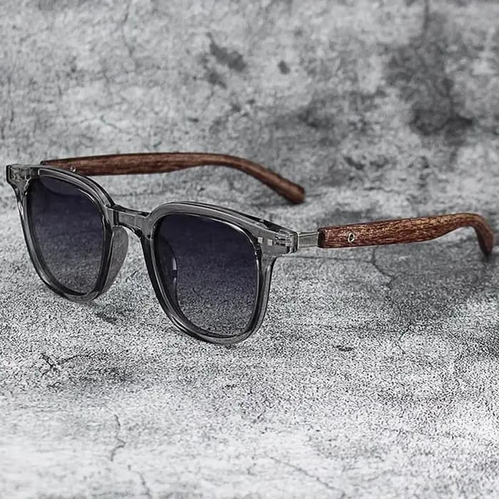 ChimRetro-Lunettes de soleil Mars en bois pour hommes et femmes