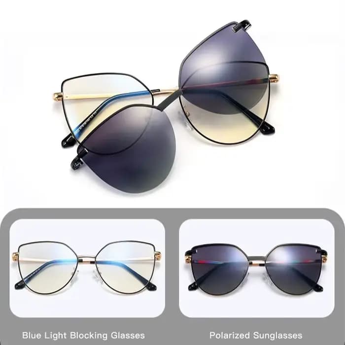 ARVIN 2 en 1 femmes lunettes de soleil polarisées mode