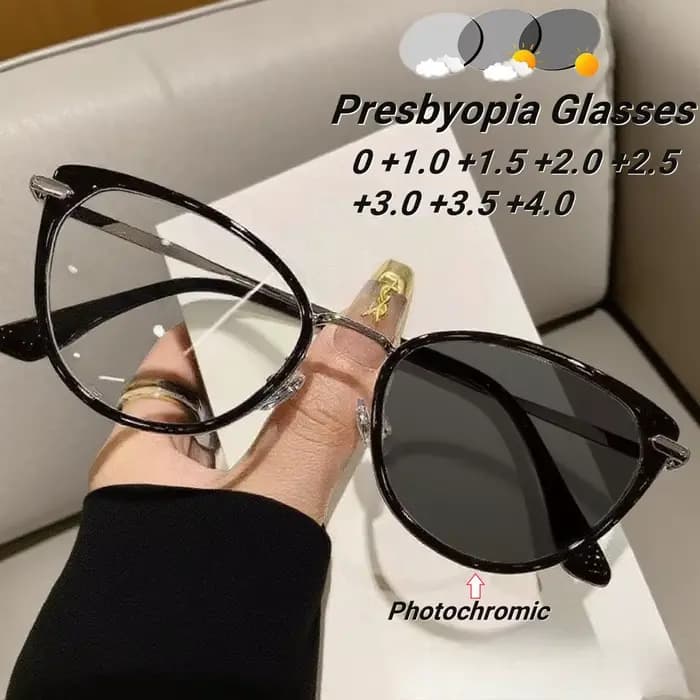 Lunettes de soleil photochromiques œil de chat pour femmes et hommes