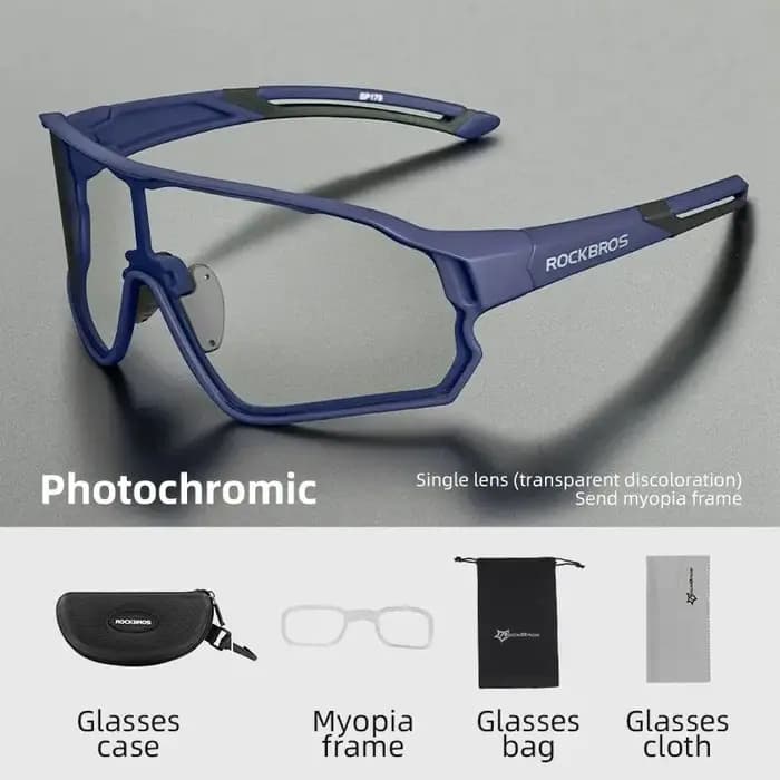 ROCKBROS lunettes de cyclisme photochromiques vtt