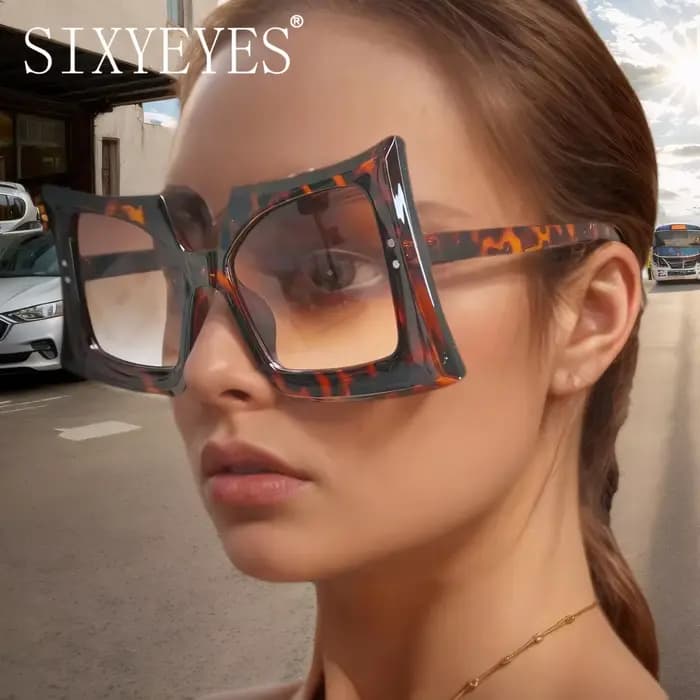 Lunettes de soleil oversize papillon 2026 pour femme – Tendance