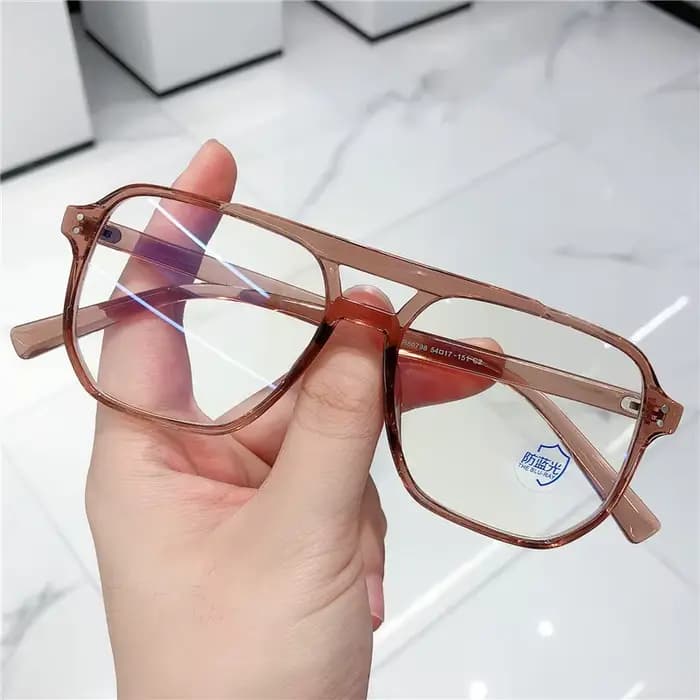 Lunettes de lecture carrées Anti-lumière bleue pour femmes, verres de bureau tendance, monture irrég