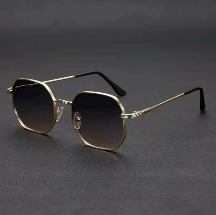Nouveau Vintage carré géométrique cadre lunettes de soleil femmes