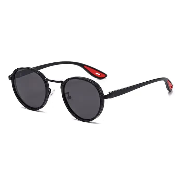 Lunettes de soleil ovales en métal, protection UV, monture rétro petite, lunettes de soleil classiqu