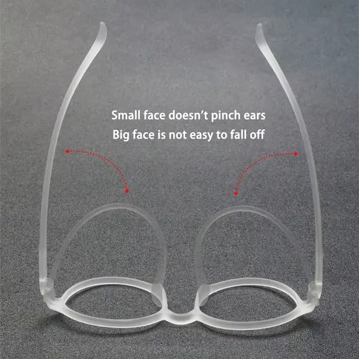 Lunettes transparentes TR90 pour hommes et femmes