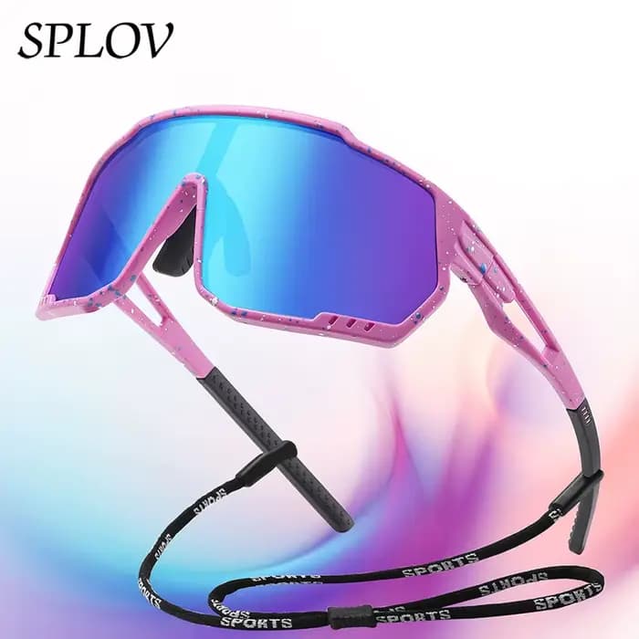 SPLOV nouvelles lunettes de soleil de sport sur Prescription professionnelles personnalisées lentilles