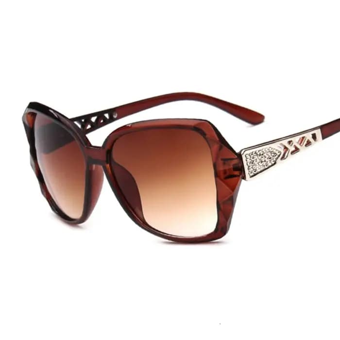 Mode lunettes De soleil carrées femme marque De luxe grand violet