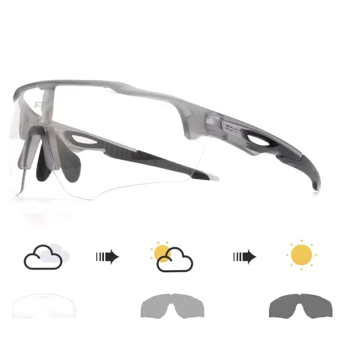 Lunettes de soleil photochromiques SCVCN, lunettes de cyclisme, lunettes de vélo VTT, lunettes de sp