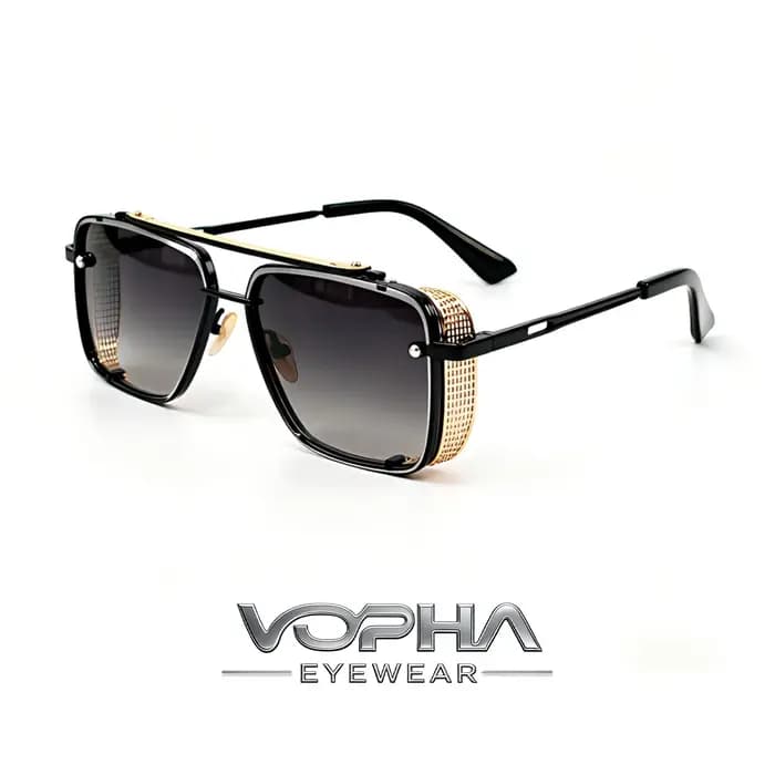 Lunettes de soleil carrées Aviator pour hommes et femmes