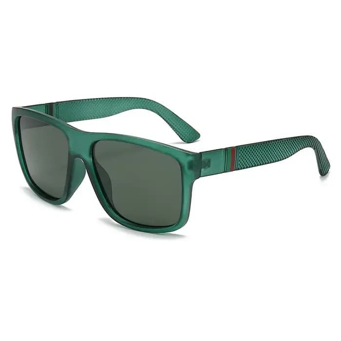 Marque classique hommes femmes carré UV400 lunettes de soleil en plein air