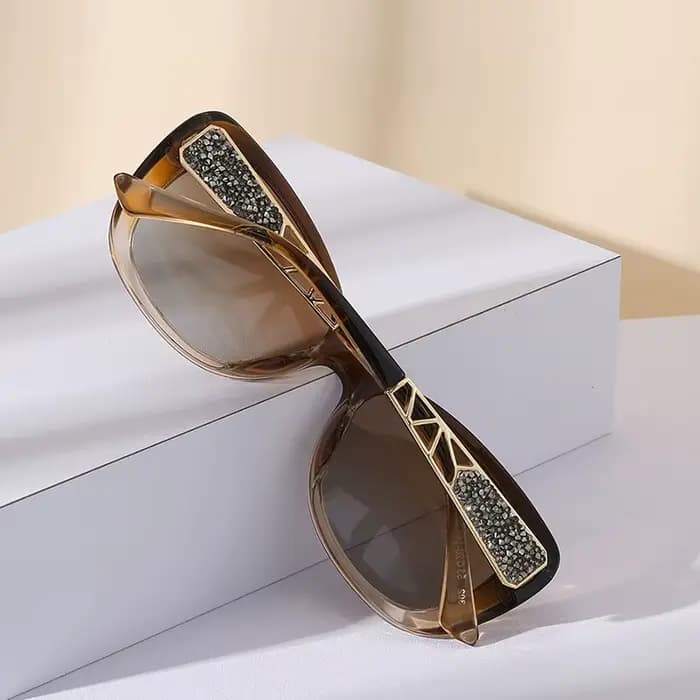 Lunettes de soleil polarisées en cristal pour femmes