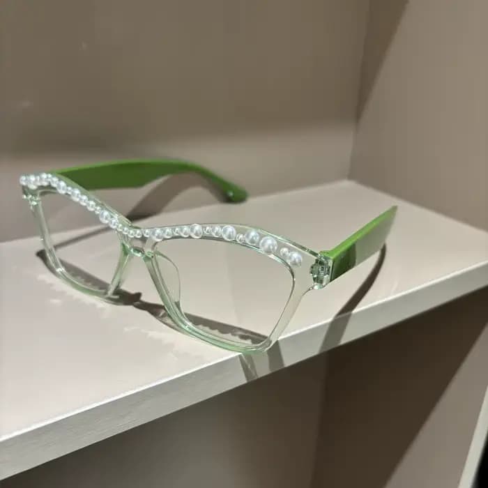 Lunettes de presbytie perlées pour femmes