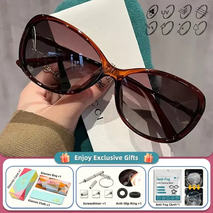 CLLOIO Design de mode papillon Prescription lecture lunettes de soleil été voyage conduite myopie