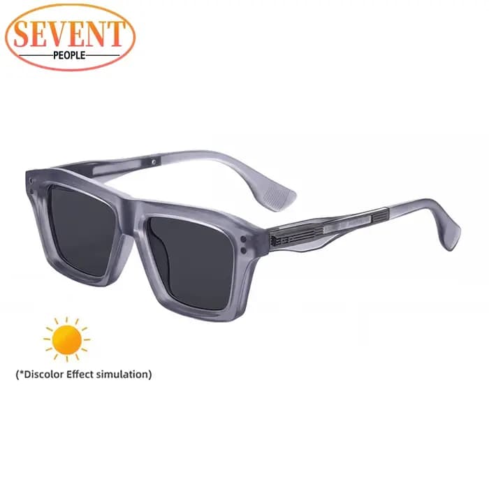 Lunettes de soleil carrées steampunk classiques pour hommes 2026 – Marque de luxe