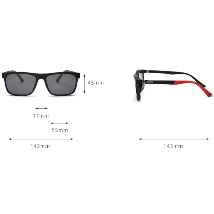 Lunettes myopes avec filtre de lumière bleue pour hommes