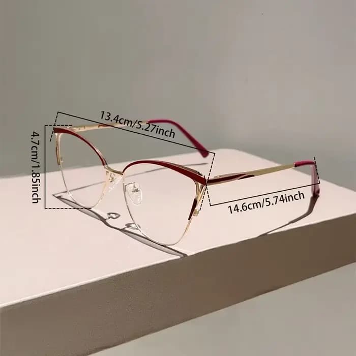 GM LUMIAS surdimensionné lunettes yeux de chat femmes nouvelle mode Vintage jante creuse montures optiques