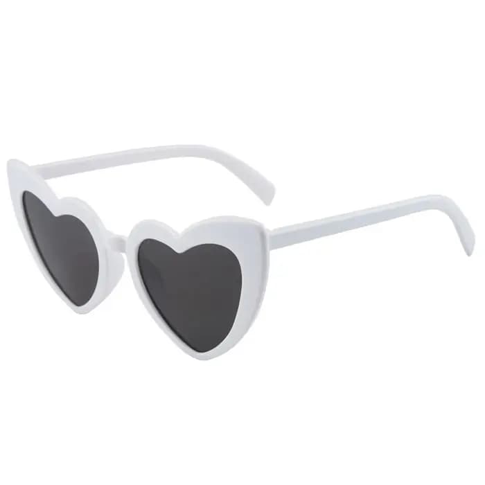 Lunettes de soleil en forme de cœur pour femmes