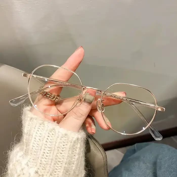 Lunettes de myopie de luxe classiques Vintage Anti-lumière bleue