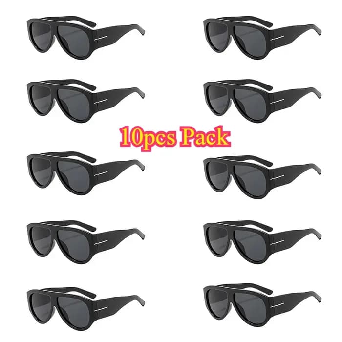Lunettes de soleil de luxe Y2K surdimensionnées pour femmes