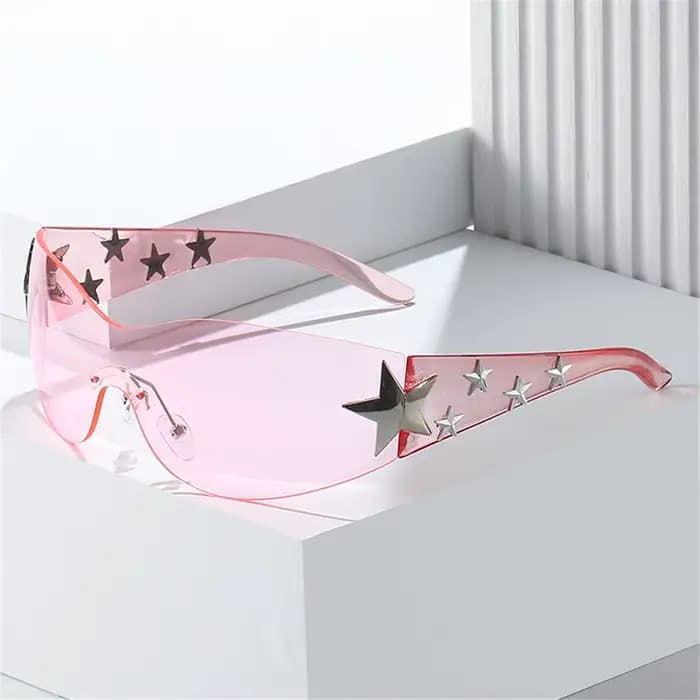 Lunettes de soleil Y2K sans monture pour hommes et femmes