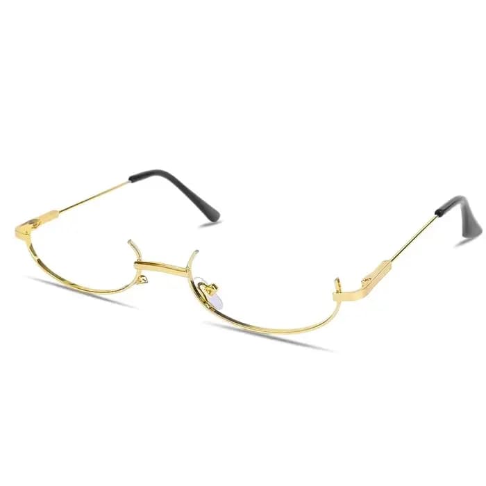 Lunettes de Cosplay bidimensionnelles à demi-monture inférieure