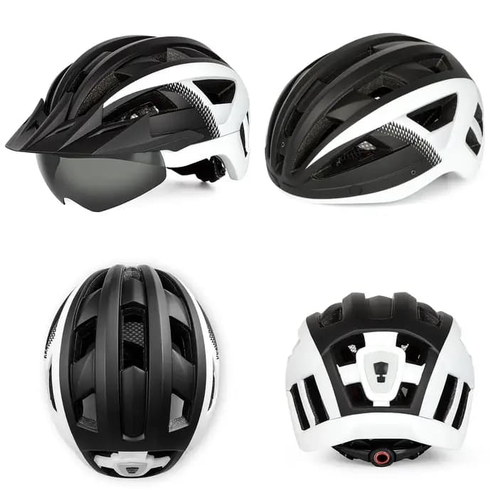 VICTGOAL Casque de vélo pour hommes Lunettes de protection solaire