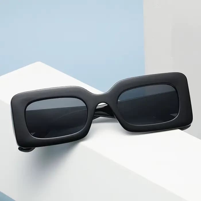 Lunettes de soleil à monture rectangulaire pour femmes