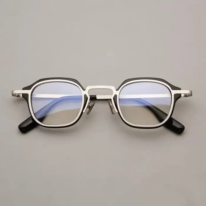 YCFoya Lunettes Rétro Homme Monture Acétate Écaille de Tortue Marque Tendance Style Affaires Femme