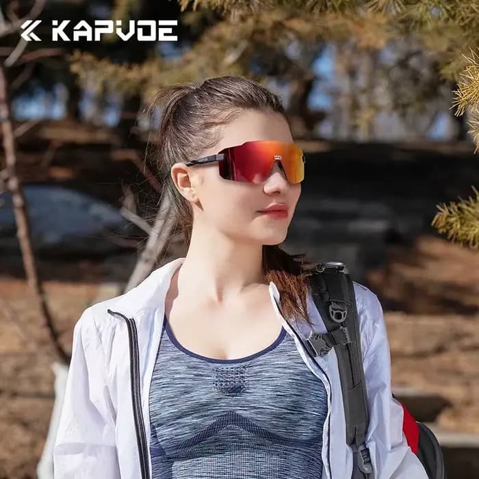 Kapvoe mode ultraléger photochromique lunettes de cyclisme hommes vélo de route