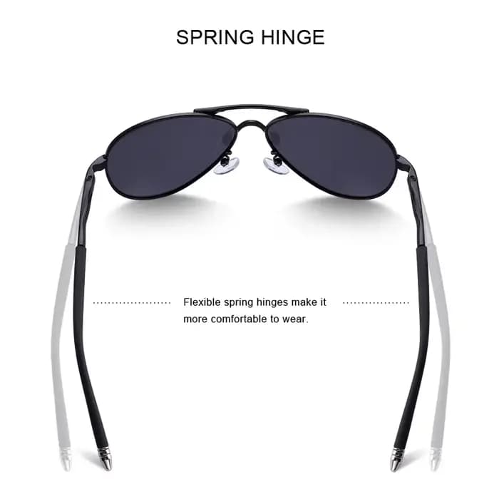 MERRYS – lunettes de soleil aviateur classiques pour hommes