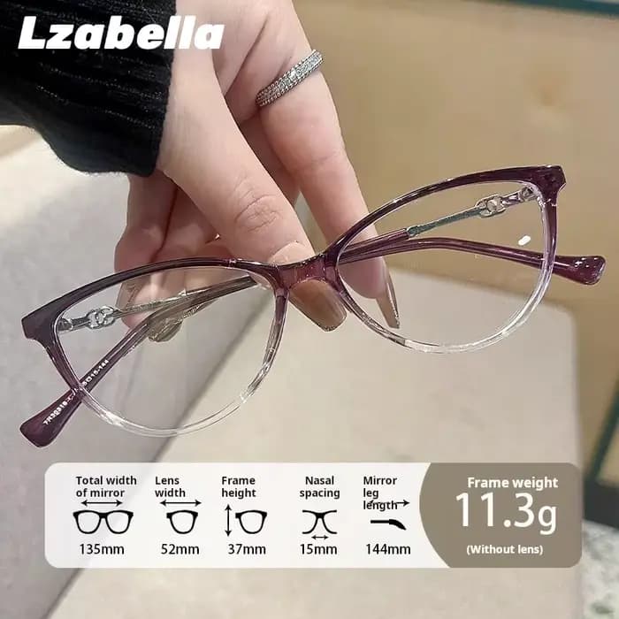 Lzabella nouvelle mode papillon chat lunettes cadre petit visage femmes