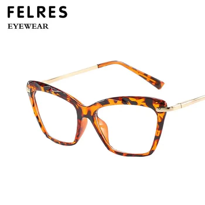 Lunettes de lecture œil de chat anti-lumière bleue