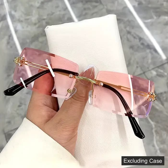 Lunettes de soleil sans monture pour femmes et hommes