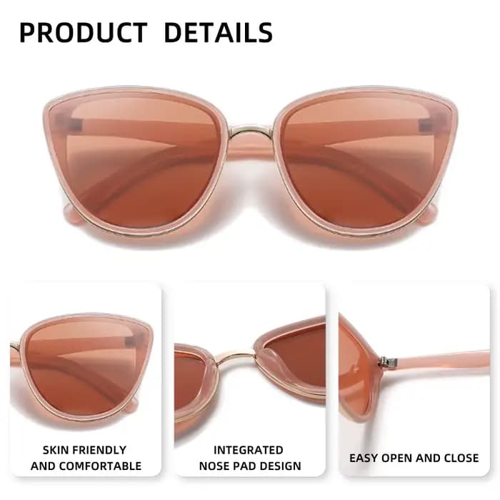 Lunettes de soleil à monture triangulaire UV400, accessoires pour femmes, conduite voyage, mode, lun