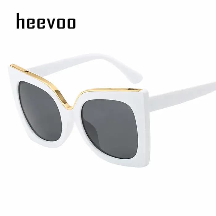 Lunettes de soleil surdimensionnées papillon tendance pour femme