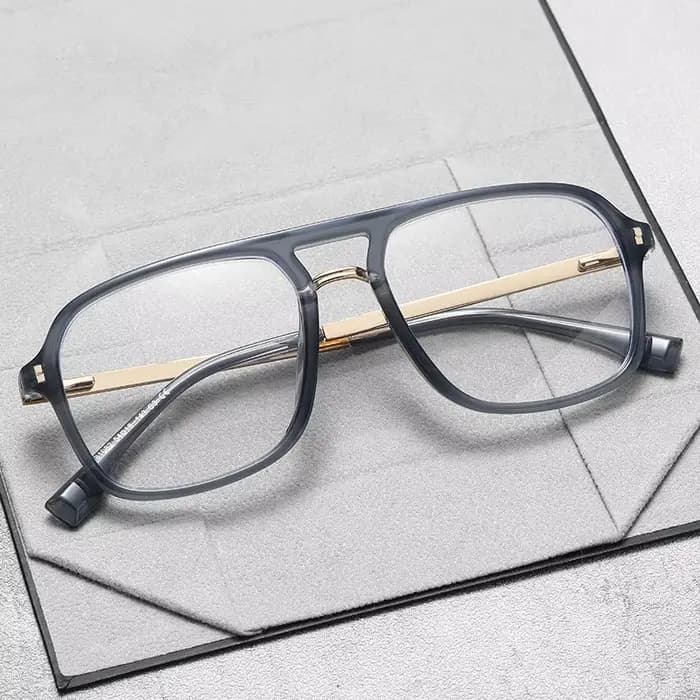 Lunettes de vue rectangulaires rétro pour hommes