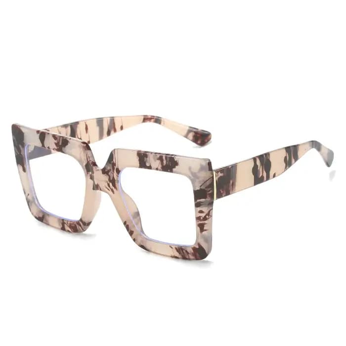 Grandes montures de lunettes carrées surdimensionnées pour femmes
