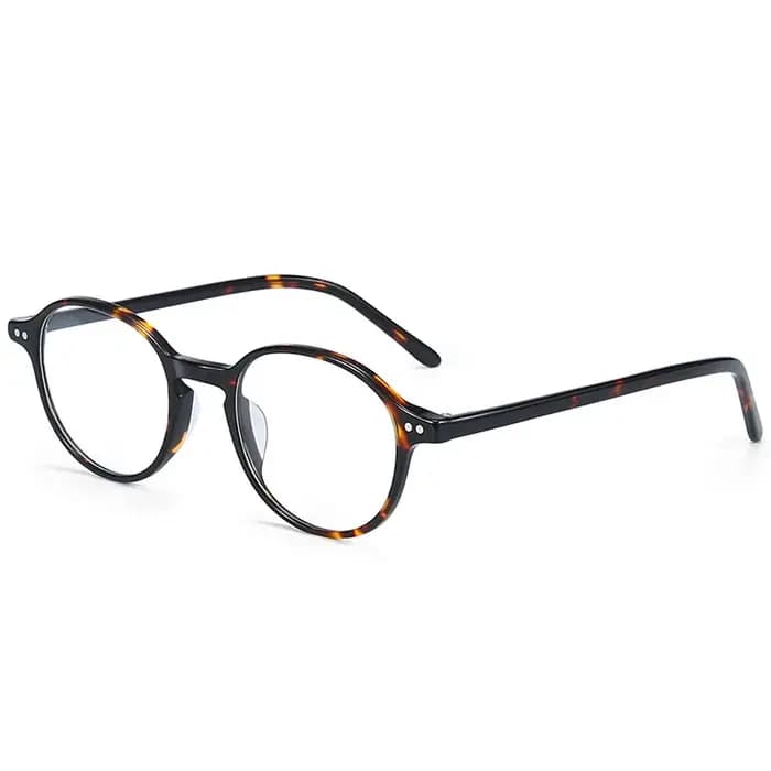 ZENOTTIC unisexe ultraléger acétate lunettes rondes Anti lumière bleue bloquant
