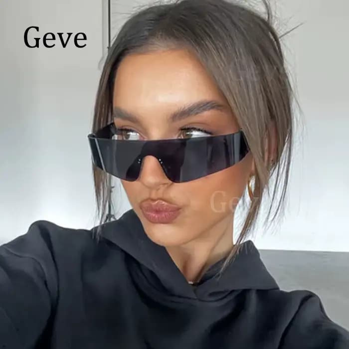 Lunettes de soleil sans monture pour hommes et femmes