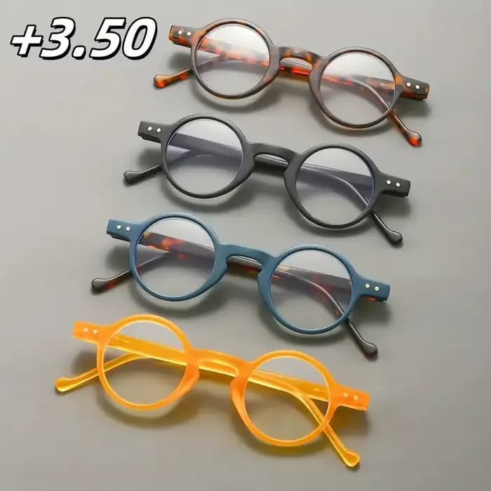 Lunettes de lecture unisexes à petite monture ronde, nouveau Style, rétro, motif Vintage Unique, ada