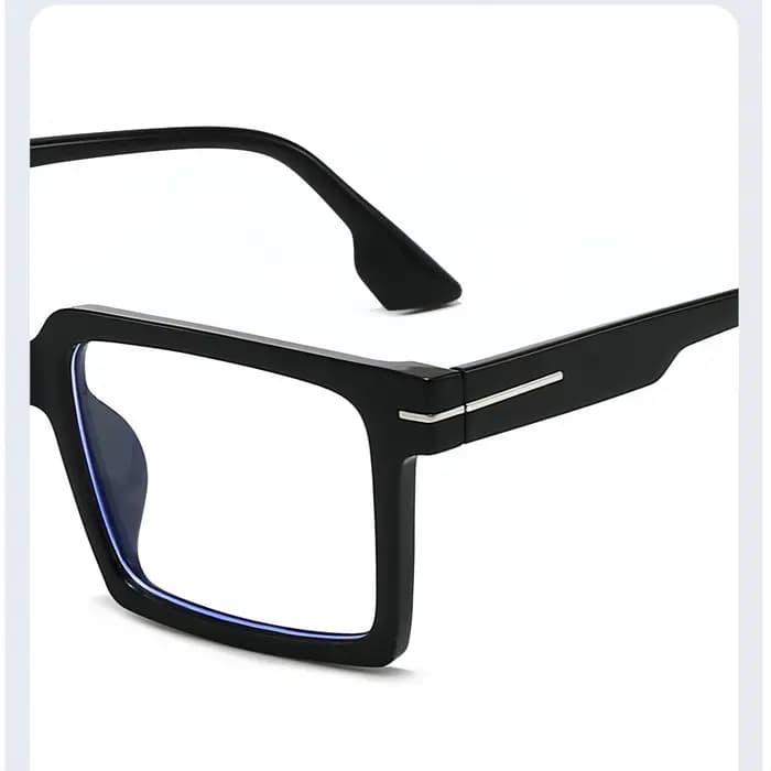 Lunettes à monture carrée à la mode européenne et américaine, décoration quotidienne pour hommes et femmes, lunettes anti-lumière bleue pour le shopping