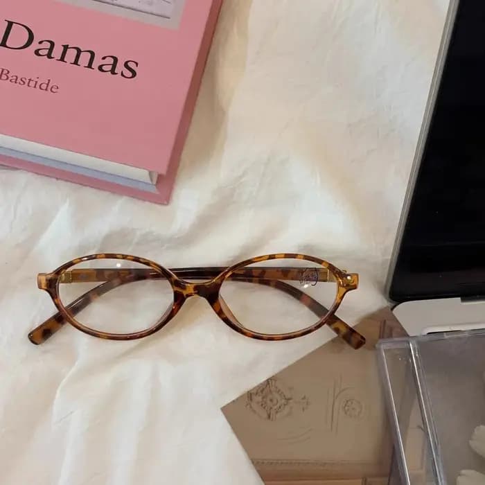 Lunettes de soleil ovales léopard Vintage pour hommes et femmes